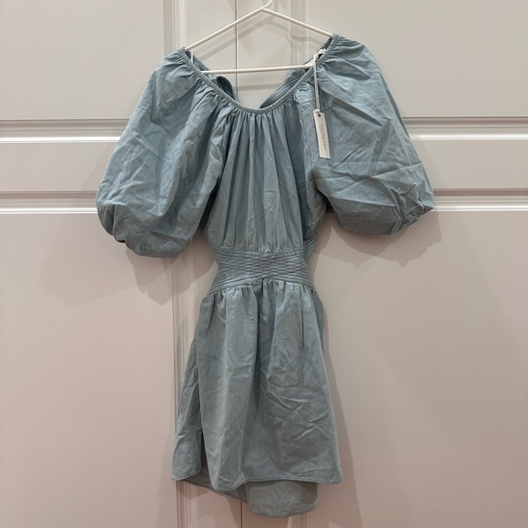 Anthropologie Love the Label Puff Sleeve Mini Dress - Picture 3 of 5